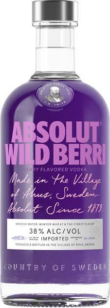 Горілка Absolut Wild Berri 38% 0.7 л